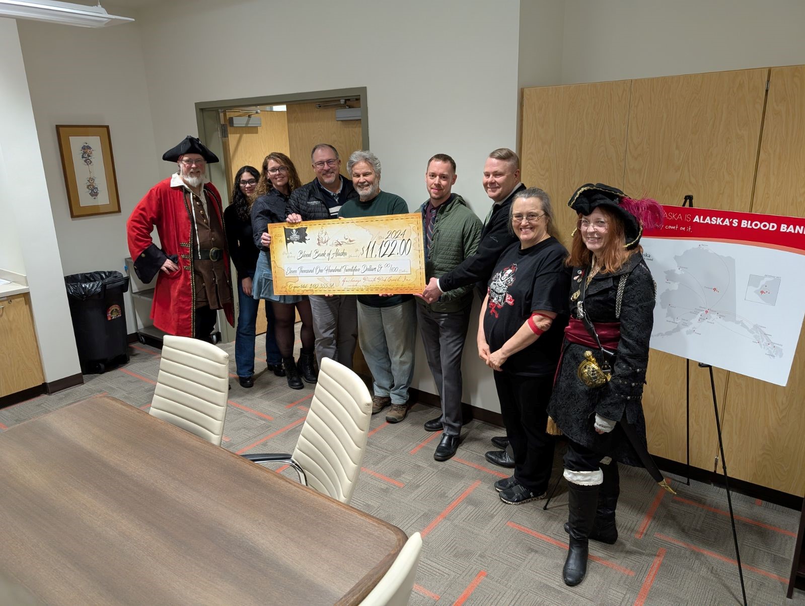 Pirate Pub Crawl Raises Funds for Blood Bank of Alaska